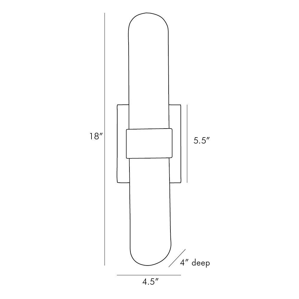 Spirata Sconce - Silver