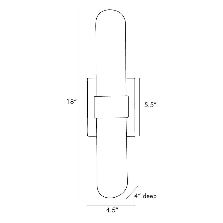Spirata Sconce - Silver