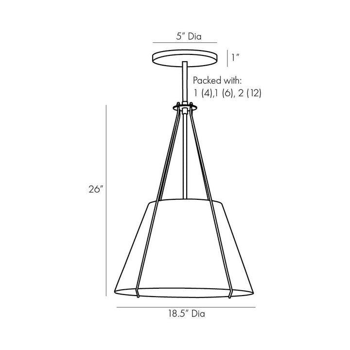 Savanna Pendant - Black