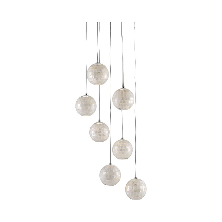 Finhorn 7-Light Round Multi-Drop Pendant