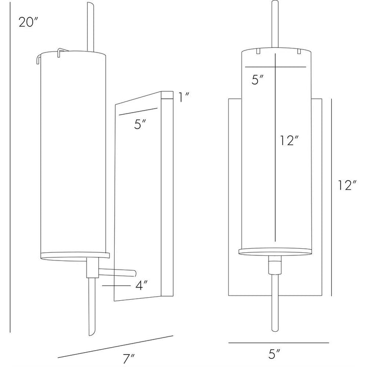Korrin Sconce - Black
