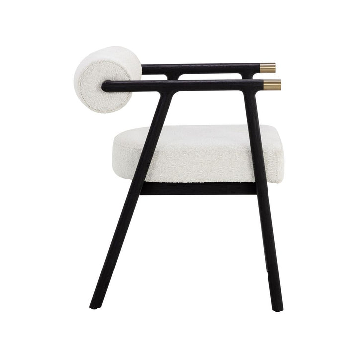 Sova Dining Armchair - Black - Copenhagen White