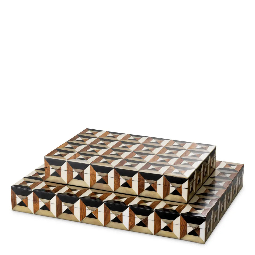Box Marwood L Brown Black White - image 4