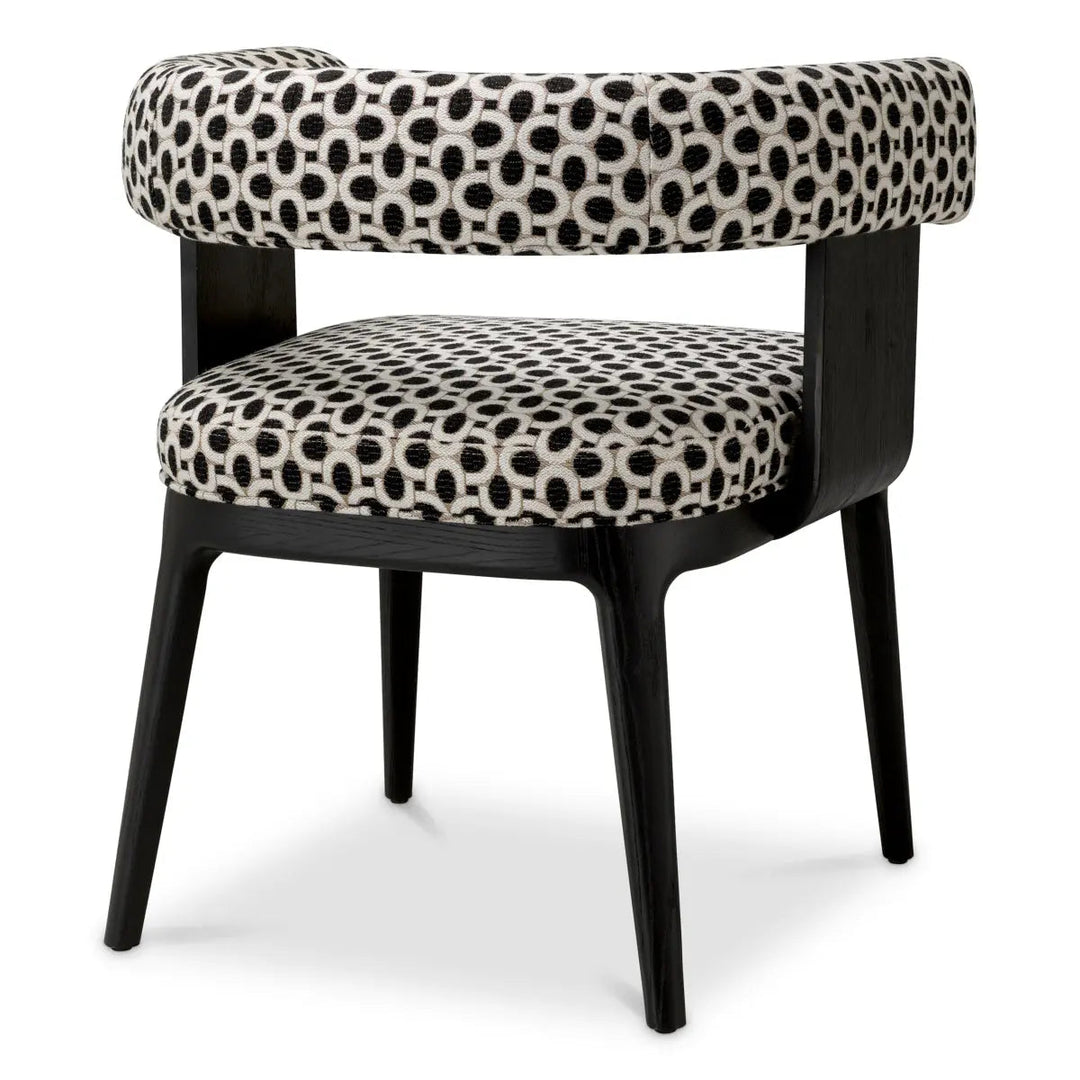 Dining Chair Dubois Black Oak Veneer Sunbeam Black - image 4