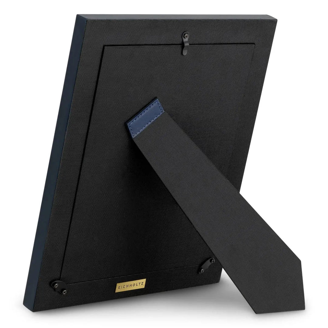 Picture Frame Nivo Blue Leather Set Of 2 - image 4