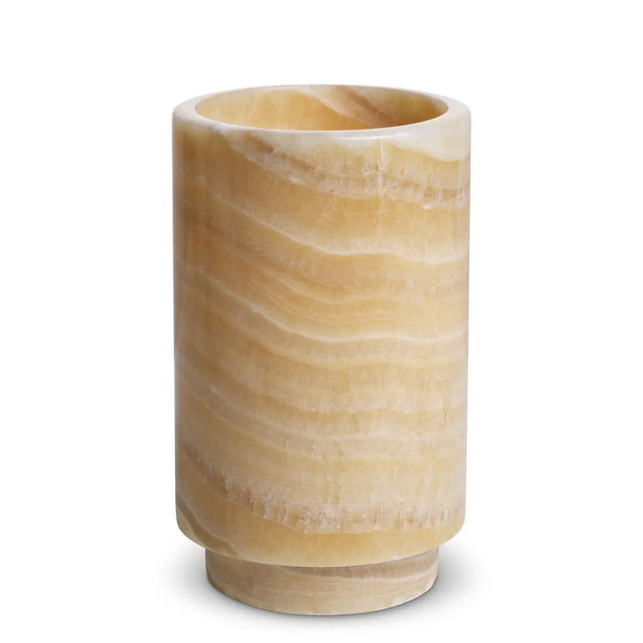 Tealight Holder Leonidas Yellow Onyx Set Of 3 - image 4