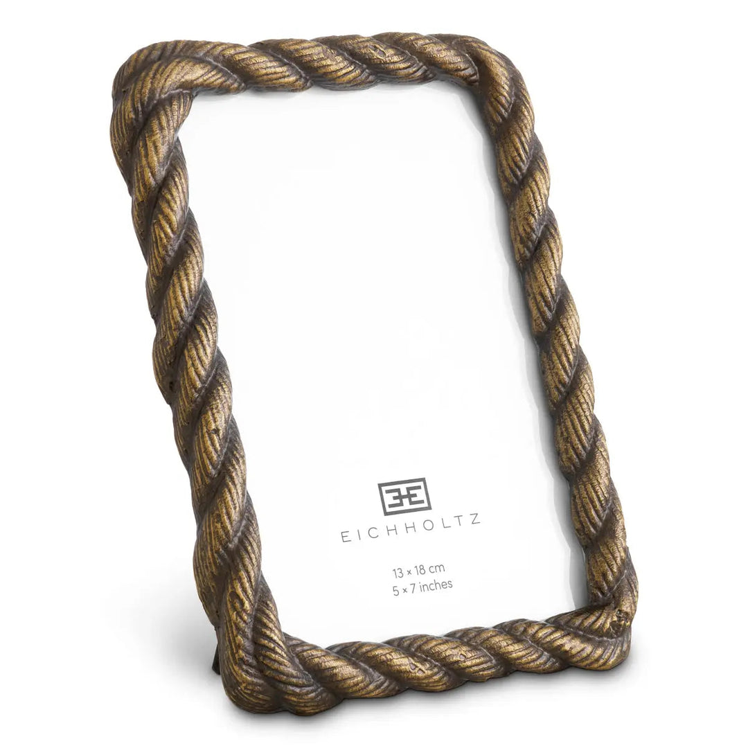 Picture Frame Corwyn Antique Brass Finish Set Of 2 - image 4