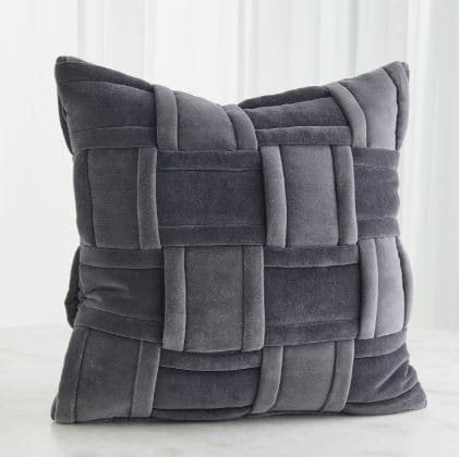 Woven Pillow-Global Views-GVSA-7.91629-PillowsGrey-4-France and Son