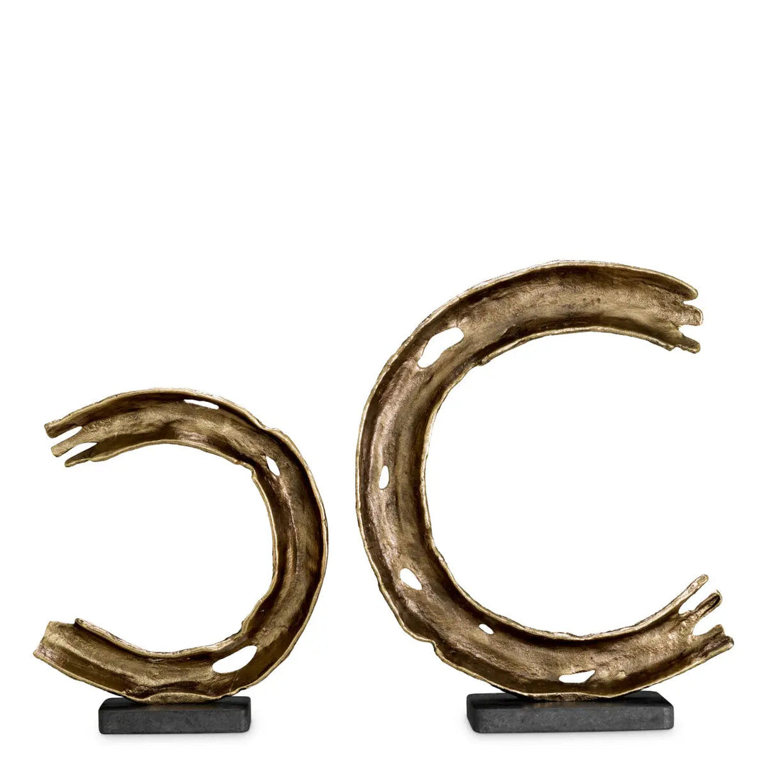 Object Elvaston Antique Brass Finish Set Of 2 - image 4