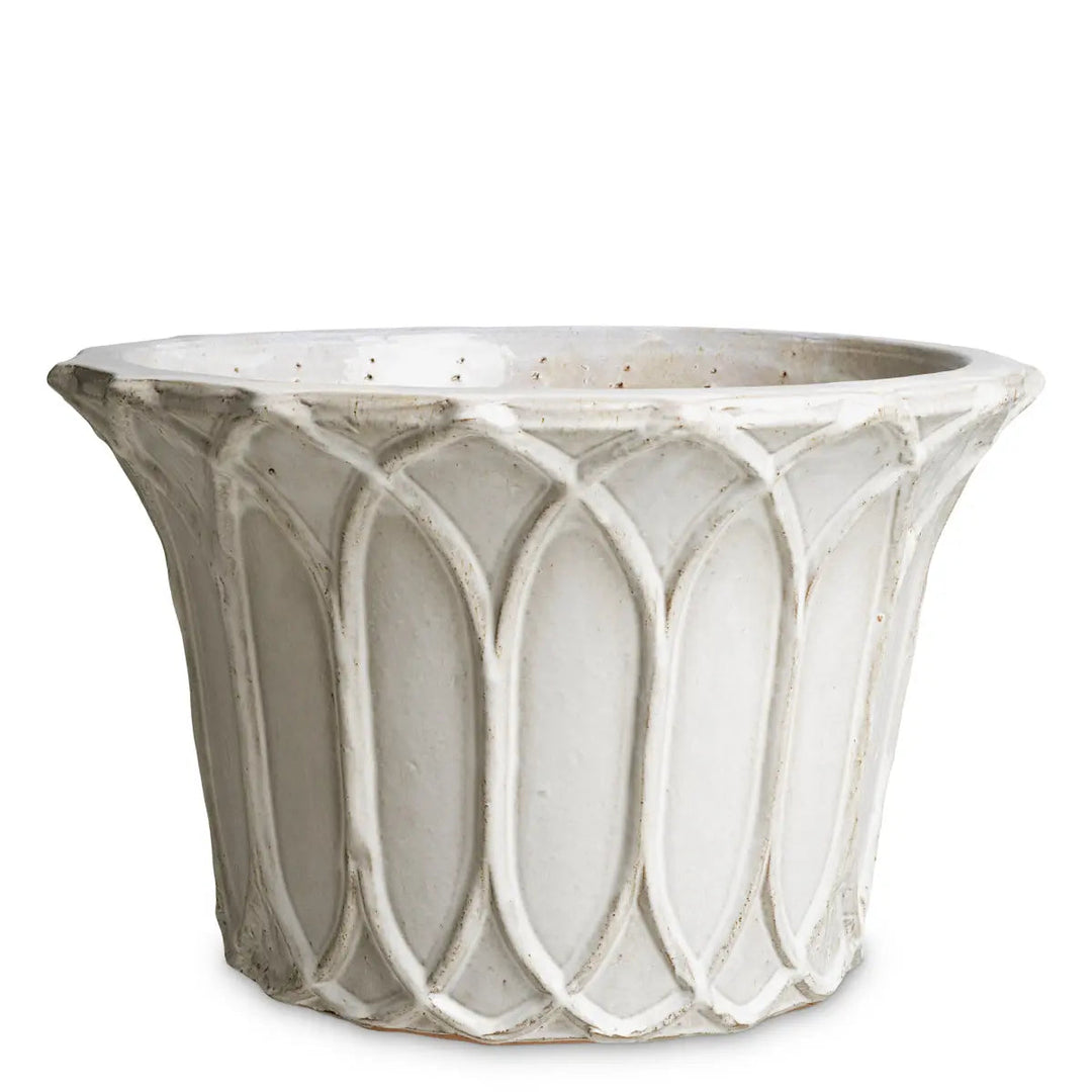 Outdoor Planter Iverson Light Grey Finish Set Of 2 - image 4