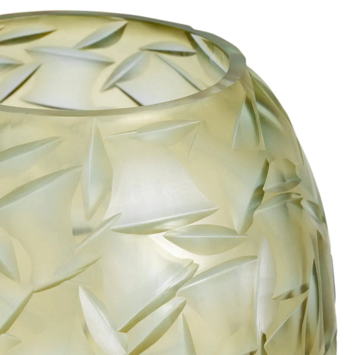 Vase Hadleigh Champagne Color Glass - image 4