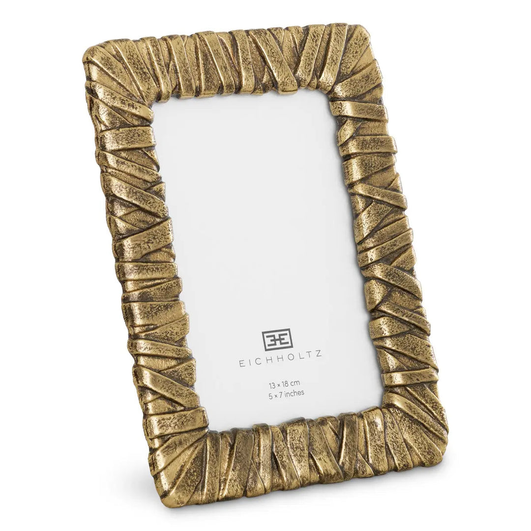 Picture Frame Chriswick Antique Brass Finish Set Of 2 - image 4