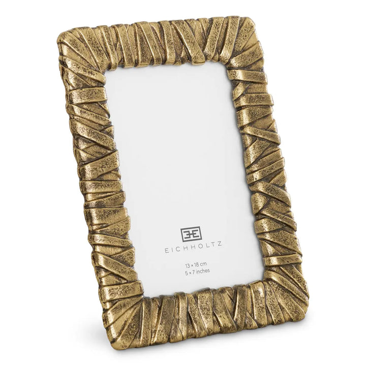 Picture Frame Chriswick Antique Brass Finish Set Of 2 - image 4