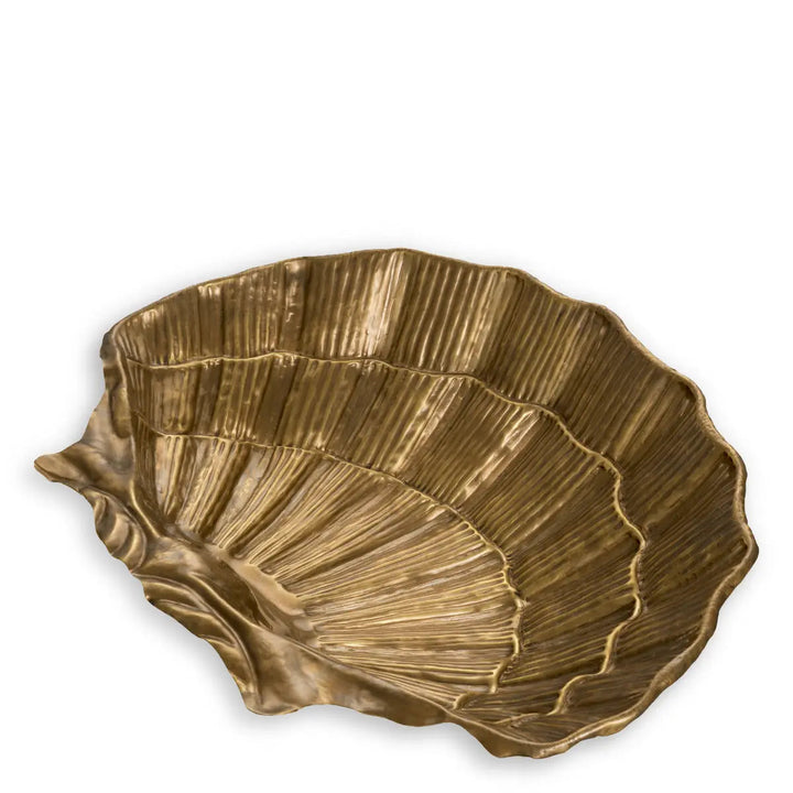 Bowl Seashell Vintage Brass Finish - image 4