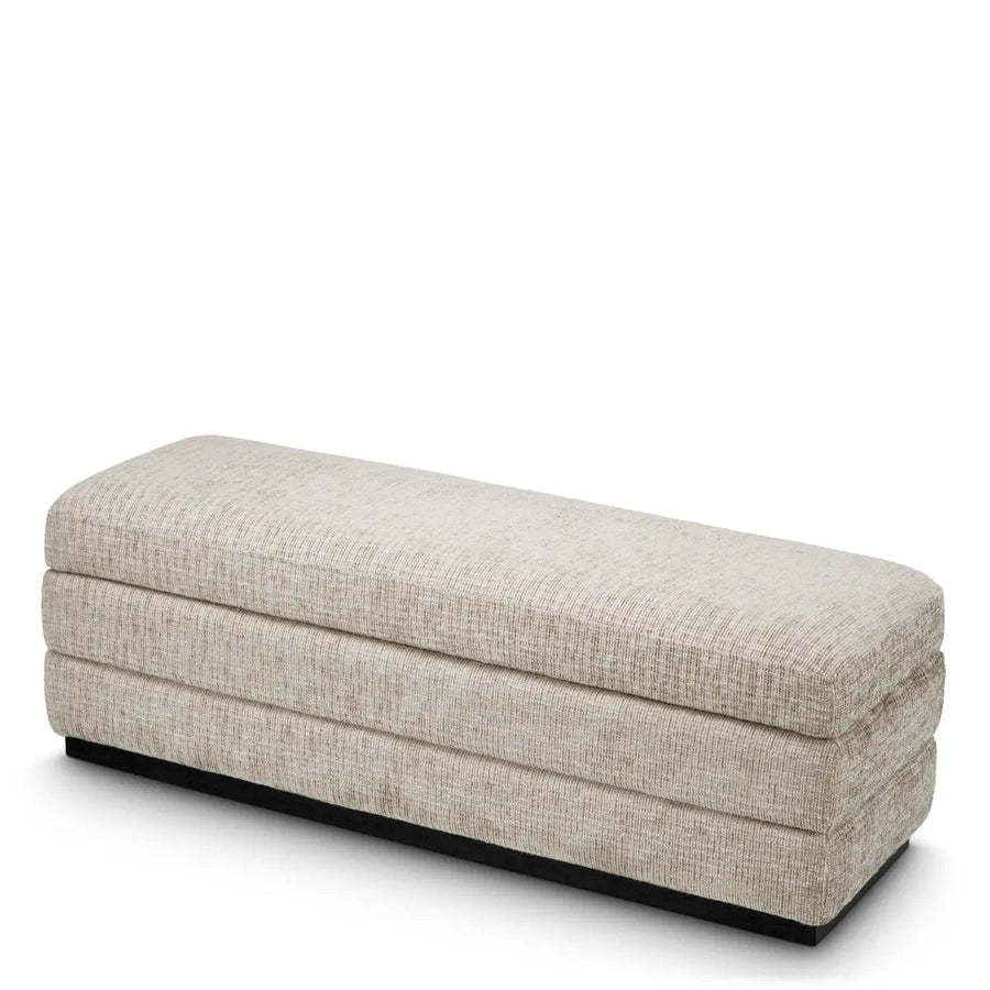 Bench Valmont Creststone Beige Ebony Finish - image 1