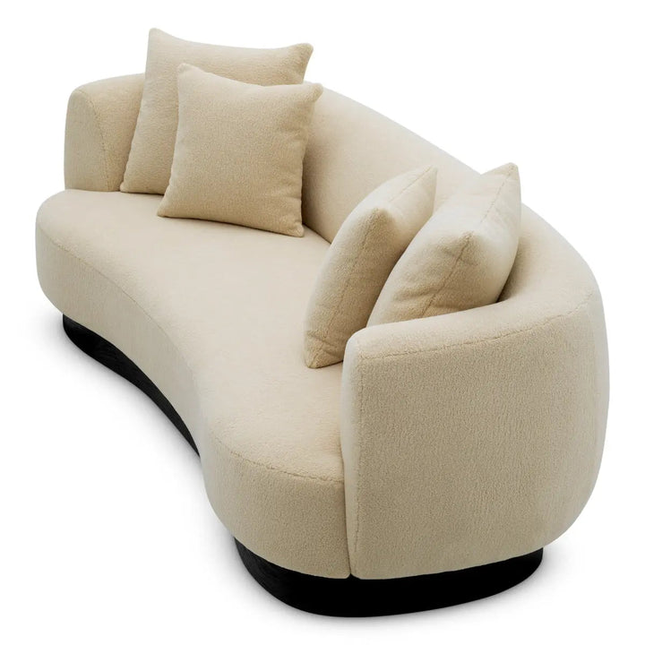 Sofa Elliston Withmore Cream Classic Black Base - image 4