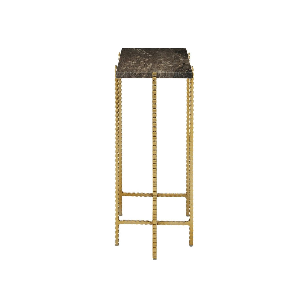 Flying Marble Gold Side Table