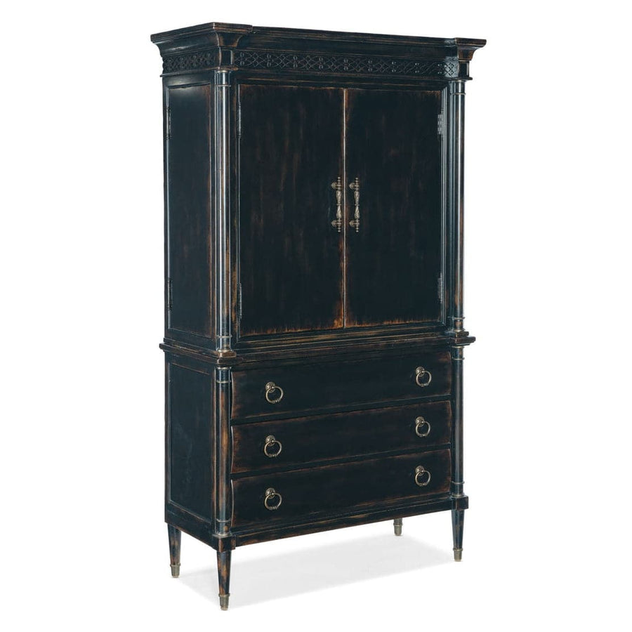 Charleston Jewelry Armoire-Hooker-HOOKER-6750-90014-97-Bookcases & Cabinets-1-France and Son