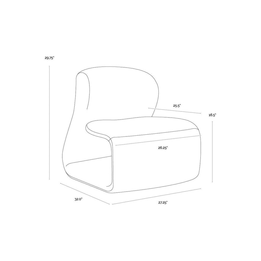 Sophiene Lounge Chair - Copenhagen Olive
