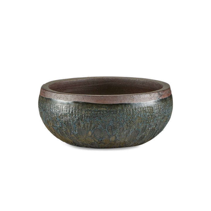 Lyra Black Medium Planter