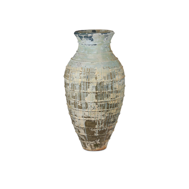 Vases Lipari Extra Large Antique Blue Drip Urn