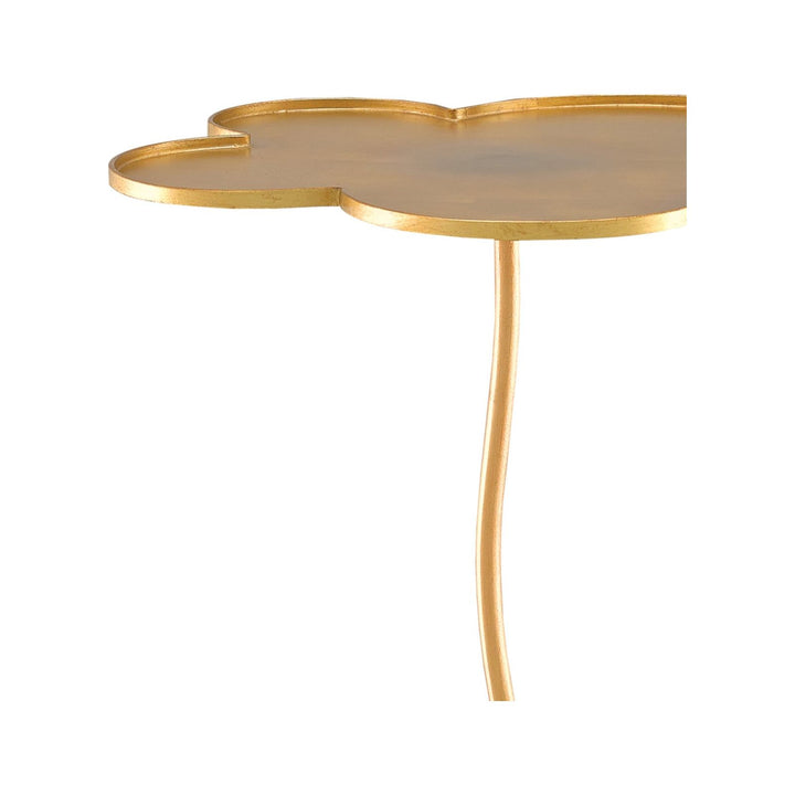 Fleur Large Gold Accent Table