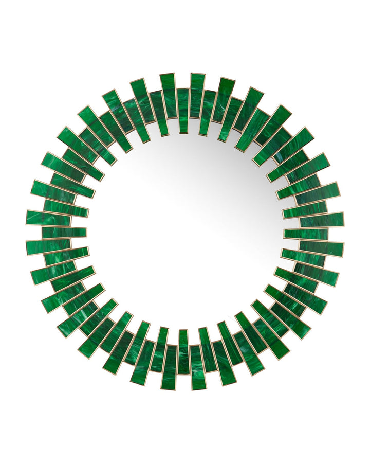 Wall Mirrors Glasdele Emerald Round Mirror