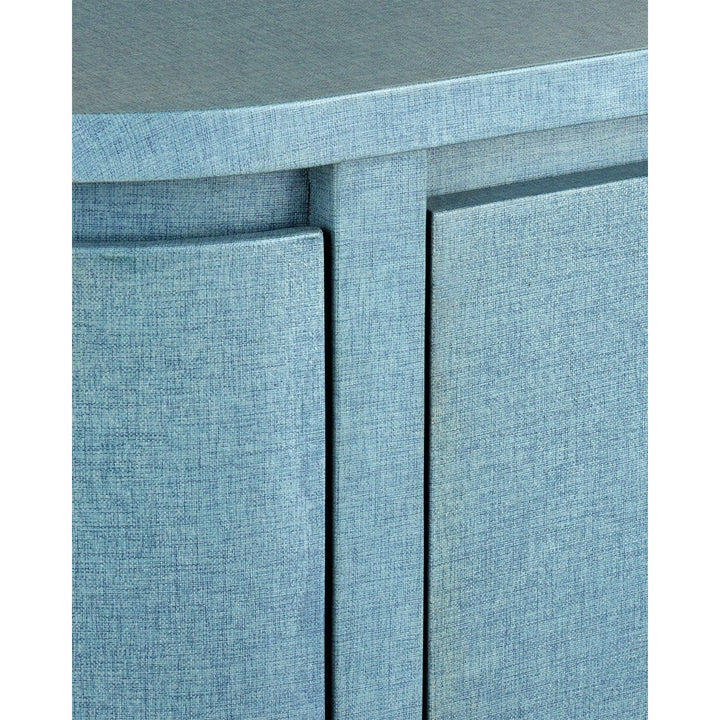 Briallen Blue Demi-Lune Cabinet