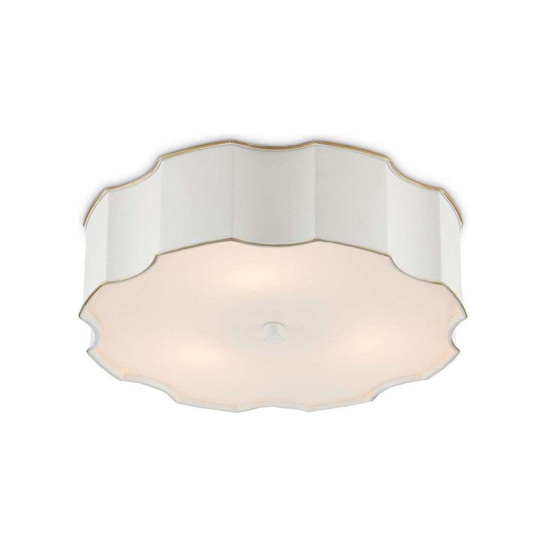 Wexford White Flush Mount