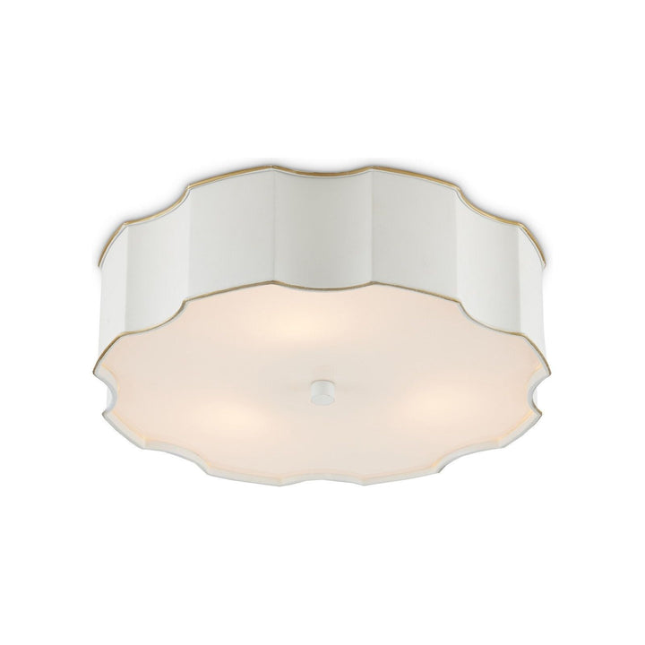 Wexford White Flush Mount