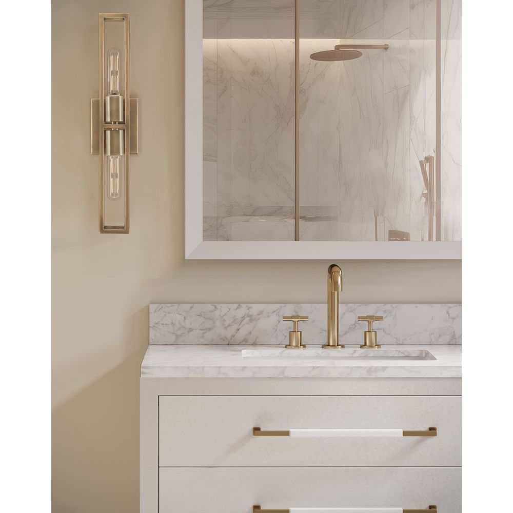 Vanities Verona 36" White Vanity with Rectangular Undermount Sink
