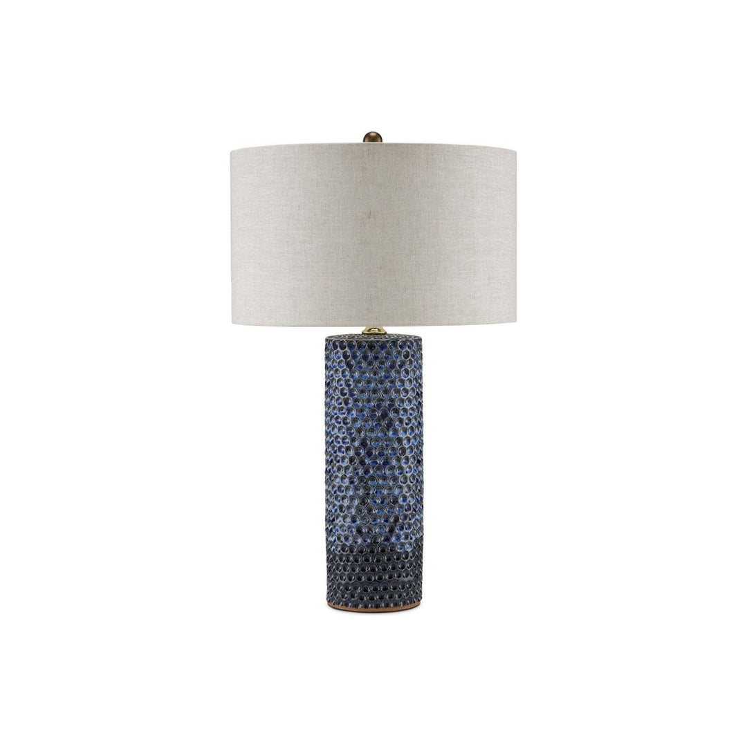 Polka Dot Blue Table Lamp