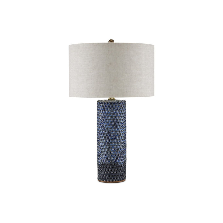 Polka Dot Blue Table Lamp