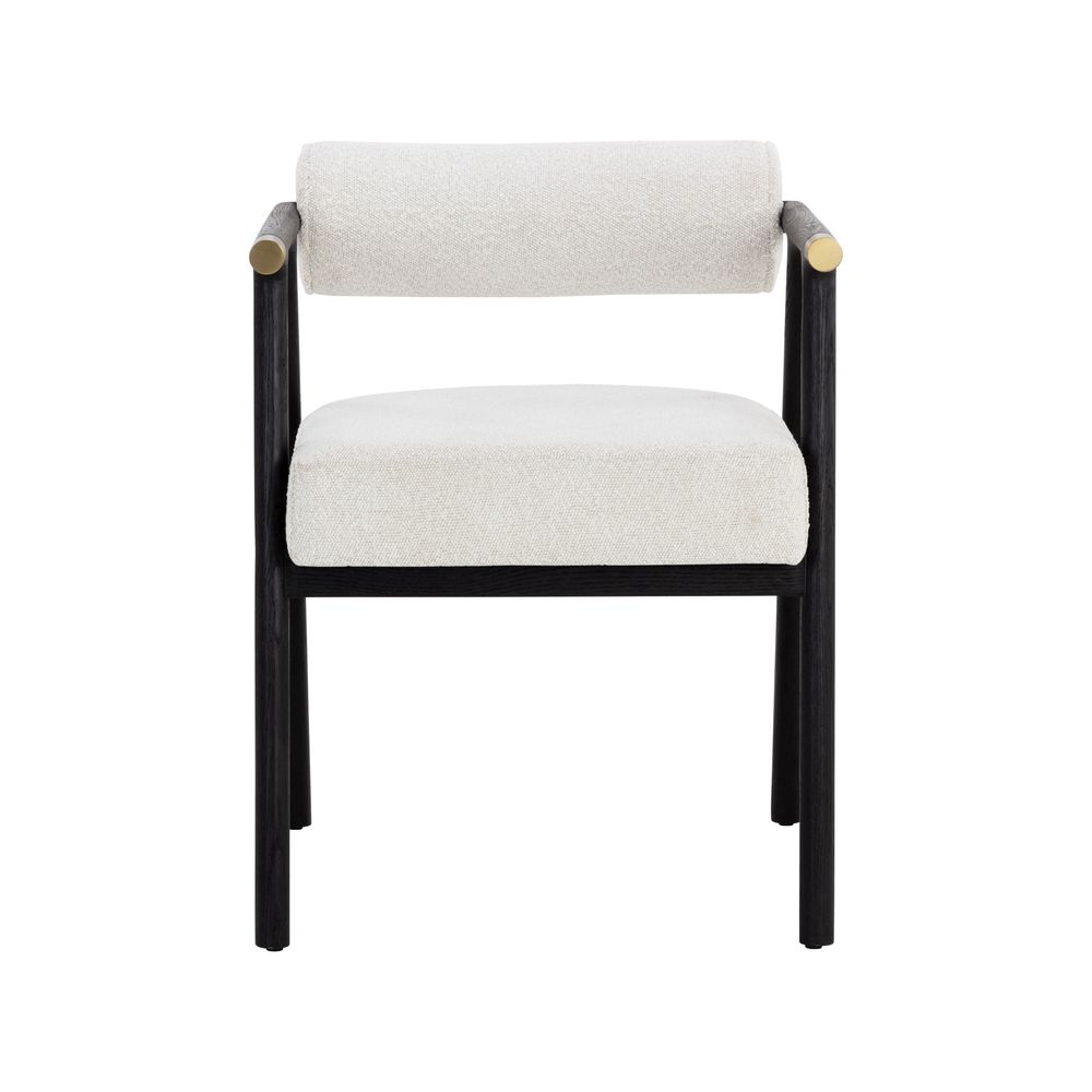 Dining Chairs Sova Dining Armchair - Black - Copenhagen White