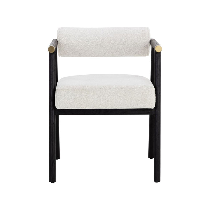Dining Chairs Sova Dining Armchair - Black - Copenhagen White