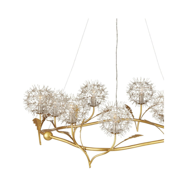 Dandelion Silver & Gold Chandelier