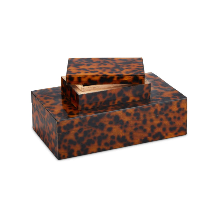 Faux Tortoise Box Set of 2