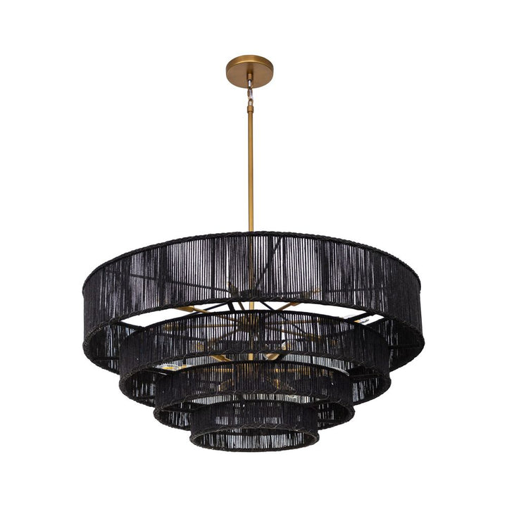 Chandeliers Lumina Chandelier - Black Jute