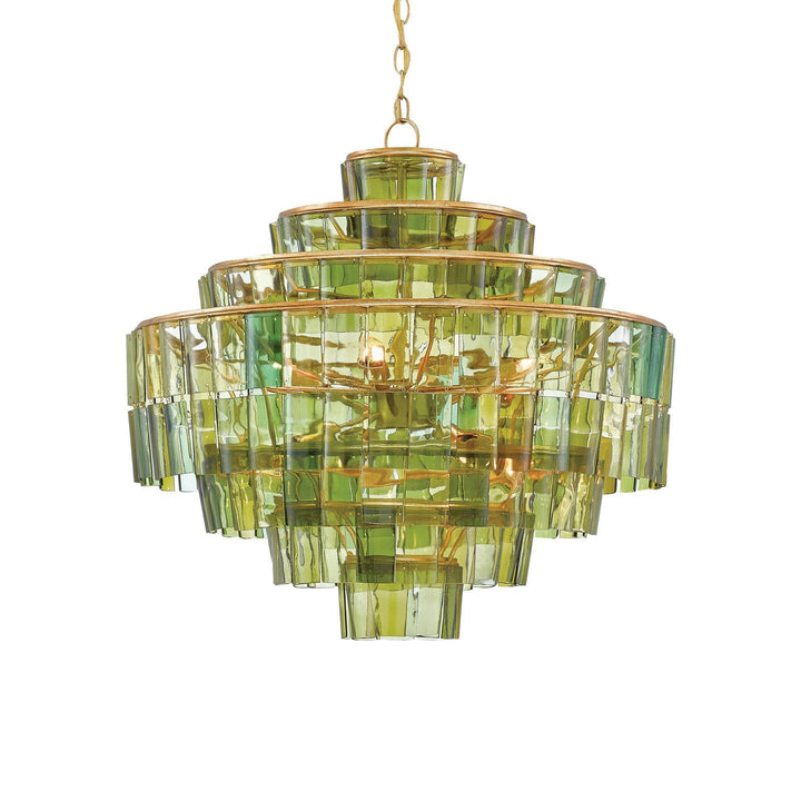 Sommelier Green Chandelier