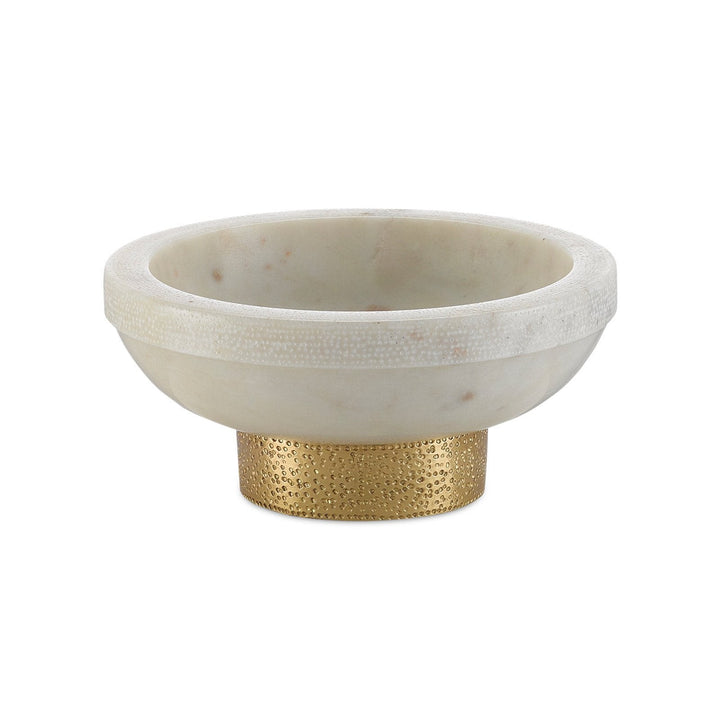 Valor Small White Marble Bowl