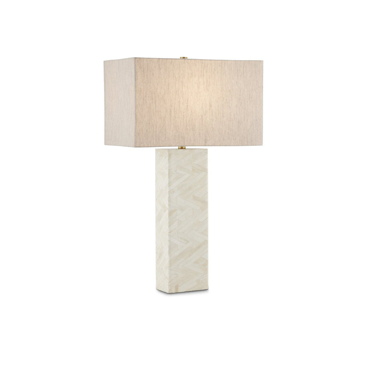 Elegy White Table Lamp