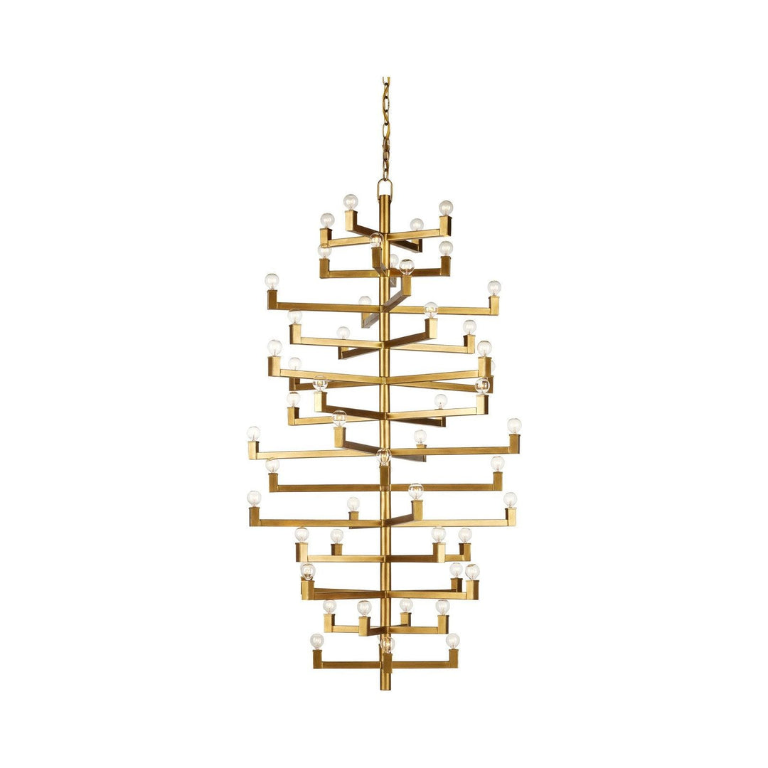 Andre Grande Brass Chandelier