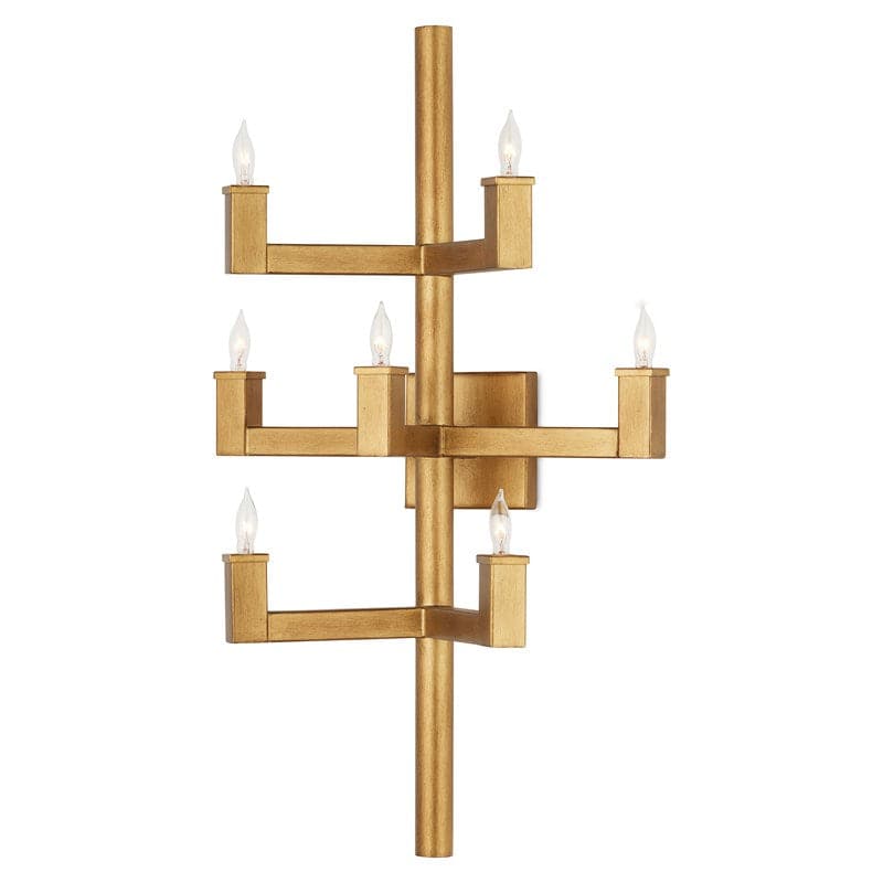 Andre Brass Wall Sconce-Currey-CURY-5000-0252-Wall Lighting-2-France and Son