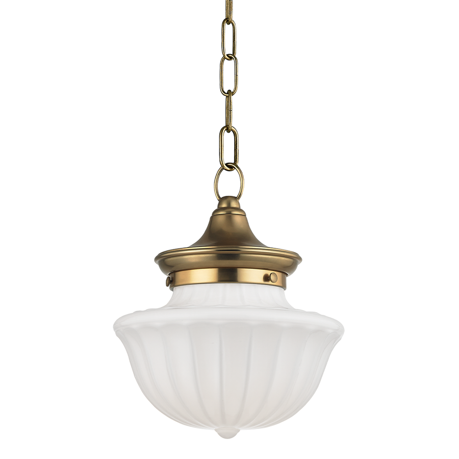 Pendants Dutchess 1 Light Small Pendant Aged Brass