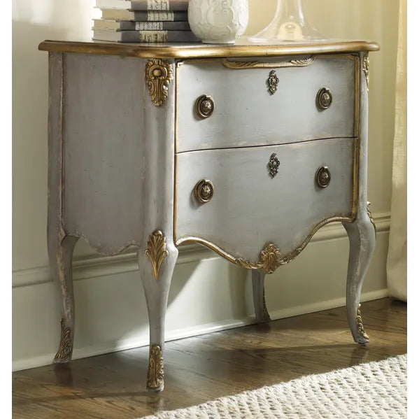 Milan Two Drawer Chest - Grey