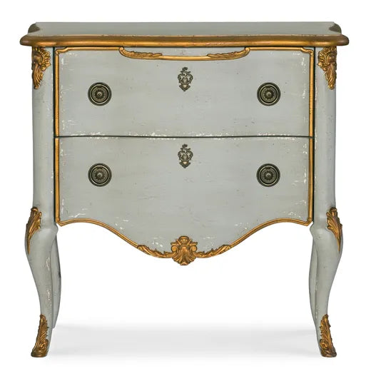 Milan Two Drawer Chest - Grey