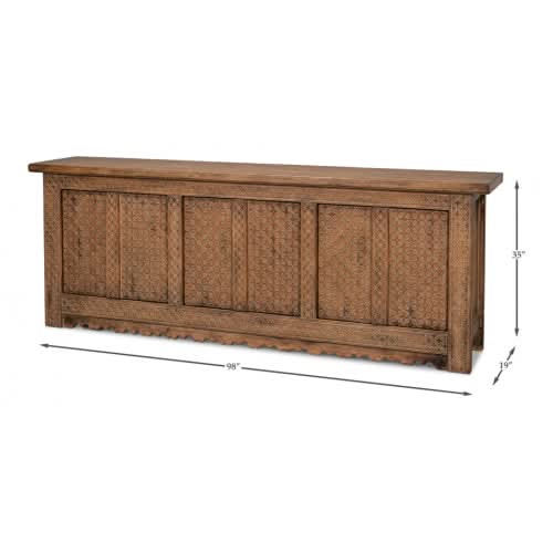 Nader Persian Burnt Brown Sideboard