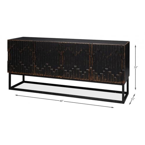 Aztec Sideboard, Black