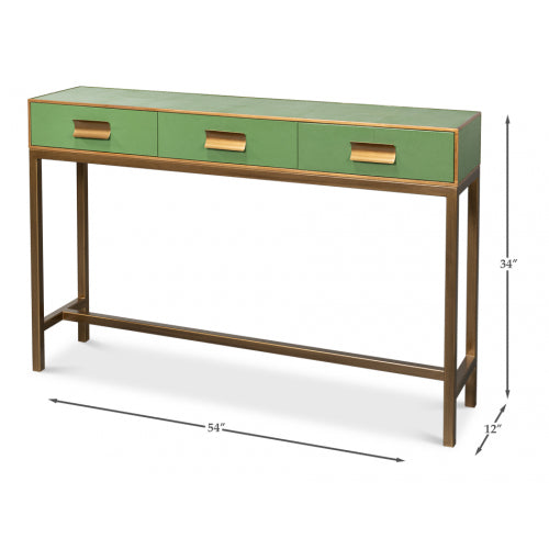 Gideon Shagreen Console Table