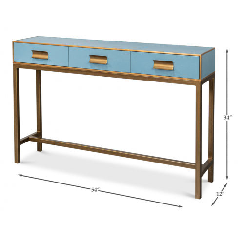 Gideon Shagreen Console Table